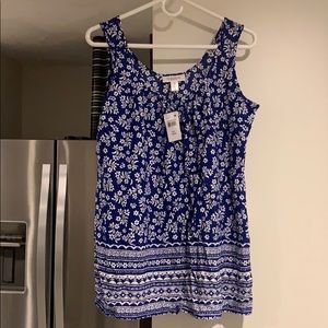 NWT medium maternity blouse tie for waist